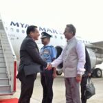 म्यांमार के राष्ट्रपति मिन आंग ह्लाइंग नई दिल्ली पहुंचे, एक जून को प्रधानमंत्री मोदी से करेंगे वार्ता