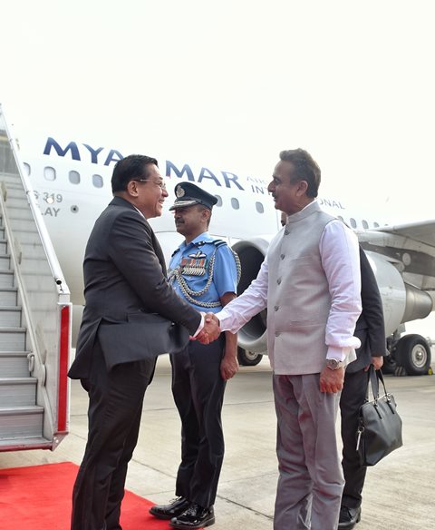 myanmar-president-india-visit