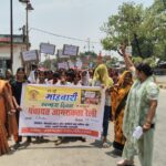 विश्व माहवारी दिवस पर कोरौता में किशोरियों ने निकाली जागरूकता रैली