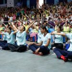 विश्व योग दिवस पर काठमांडू के सामूहिक योग कार्यक्रम में दिया गया स्वास्थ्य लाभों का संदेश