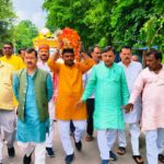 समरसता का संदेश लेकर भाजपा ने पूजित कलश निकाला, जगह-जगह हुआ अभिनंदन