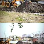 वाराणसी नगर निगम ने लगभग एक बीघा सरकारी पोखरी की भूमि को कराया कब्जा मुक्त