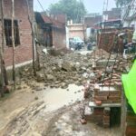 लखनऊ में अलग-अलग जगह मकान गिरने से एक बुजुर्ग की माैत, तीन घायल