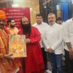 भाजपा के राष्ट्रीय उपाध्यक्ष आर्य पहुंचे हरिद्वार, अखाड़ा परिषद अध्यक्ष से लिया आशीर्वाद