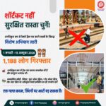 रेलवे ट्रैक पार करने पर साढ़े नाै माह में 1188 लोग गिरफ्तार, सुरक्षा के लिए प्रयागराज मंडल का अभियान तेज