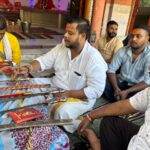 अंतरराष्ट्रीय हिंदू परिषद एवं राष्ट्रीय बजरंग दल ने शस्त्र पूजन के बाद निकाली शस्त्र रथ यात्रा